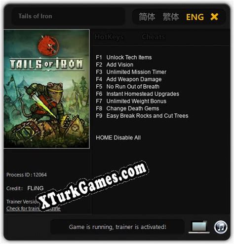 tails of iron cheats